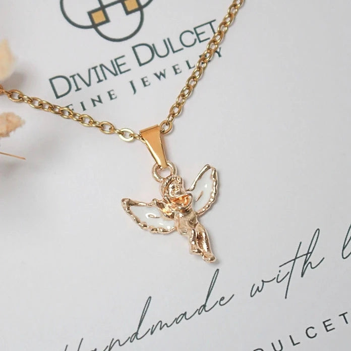 Divine Dulcet - Engel halskæde | Guld
