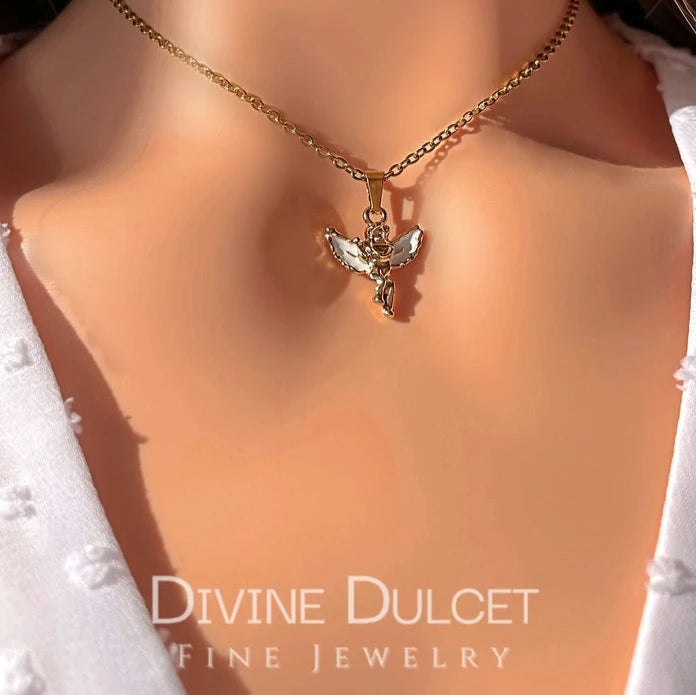 Divine Dulcet - Engel halskæde | Guld