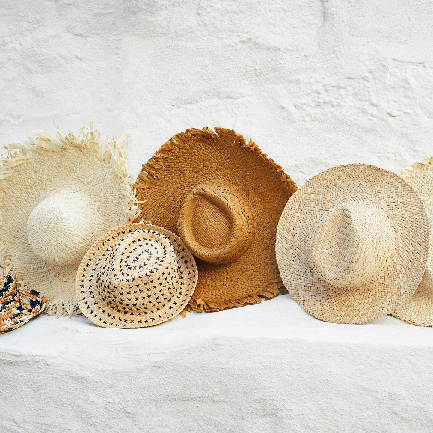 Madam Stoltz - Paper rope hat | Brun