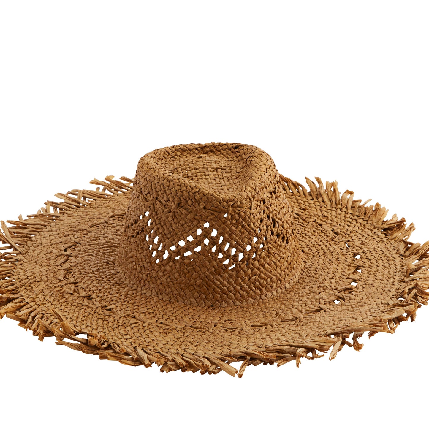 Madam Stoltz - Paper rope hat | Brun