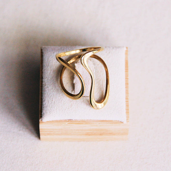 Ring Retro Design | Guld