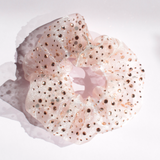 Hårstyling DK - Rina Rhinestone Scrunchie | Pink