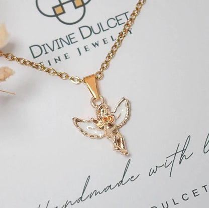 Divine Dulcet - Engel halskæde | Guld