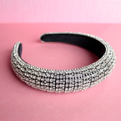 Hårstyling DK - Perla Hårbånd | Rhinsten/Silver