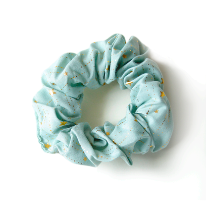 Hårstyling DK - Star Scrunchie | Støvgrøn/guld