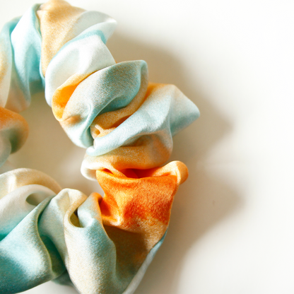 Hårstyling DK - Tait Scrunchie | Orange/grøn