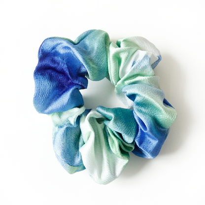 Hårstyling DK - Tait Scrunchie | Blå/grøn