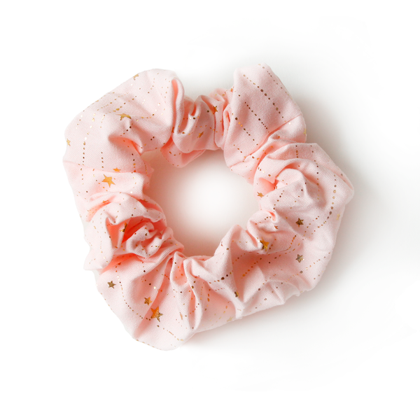 Hårstyling DK - Star Scrunchie | Pink/guld
